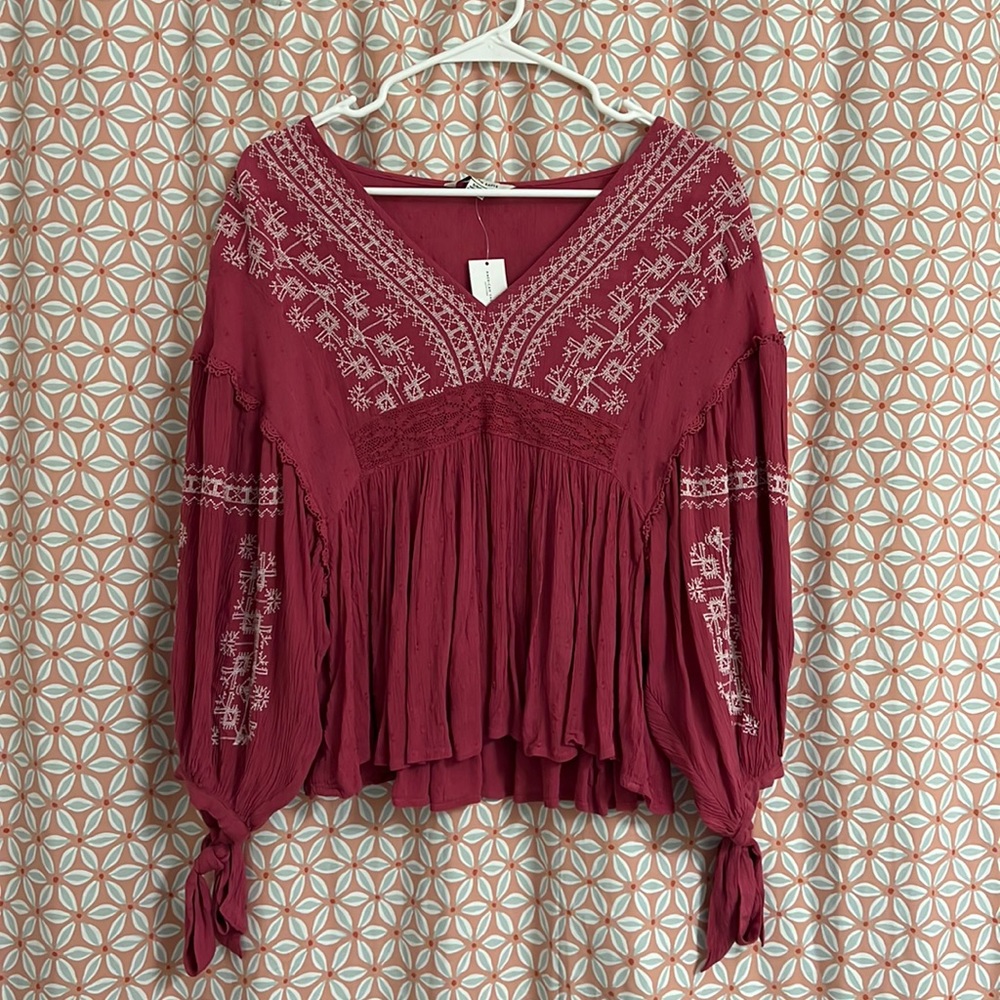 fuchsia blouse from AE!!!